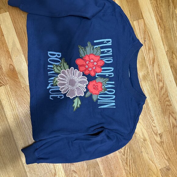 By Anthropologie Appliqué Pullover Sweater - Picture 4 of 9